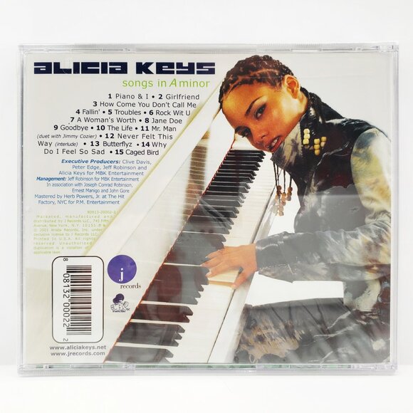 Alicia Keys Songs In A Minor CD 2001 Neo Soul Hype Sticker Sealed - Picture 3 of 9